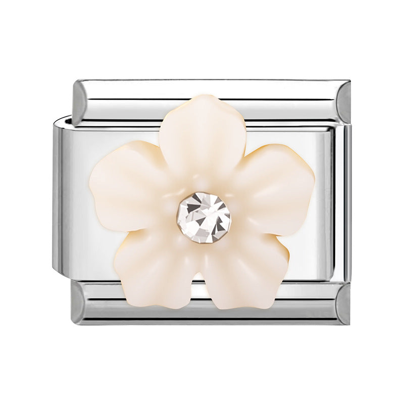 Wholesale  Italian Charm Bracelet 9mm DIY Colorful Personalized Creative Stainless Steel Composable Bracelet