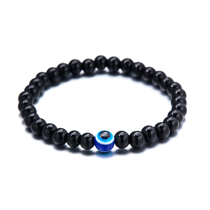 Wholesale 6mm Evil Eye Bracelet ACC-BT-FanYou007