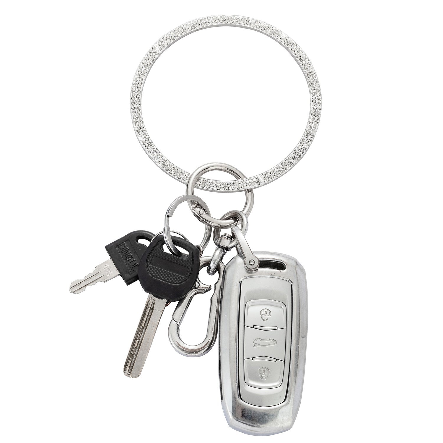Wholesale Metal Diamond Bracelet Keychain ACC-KC-ZW007