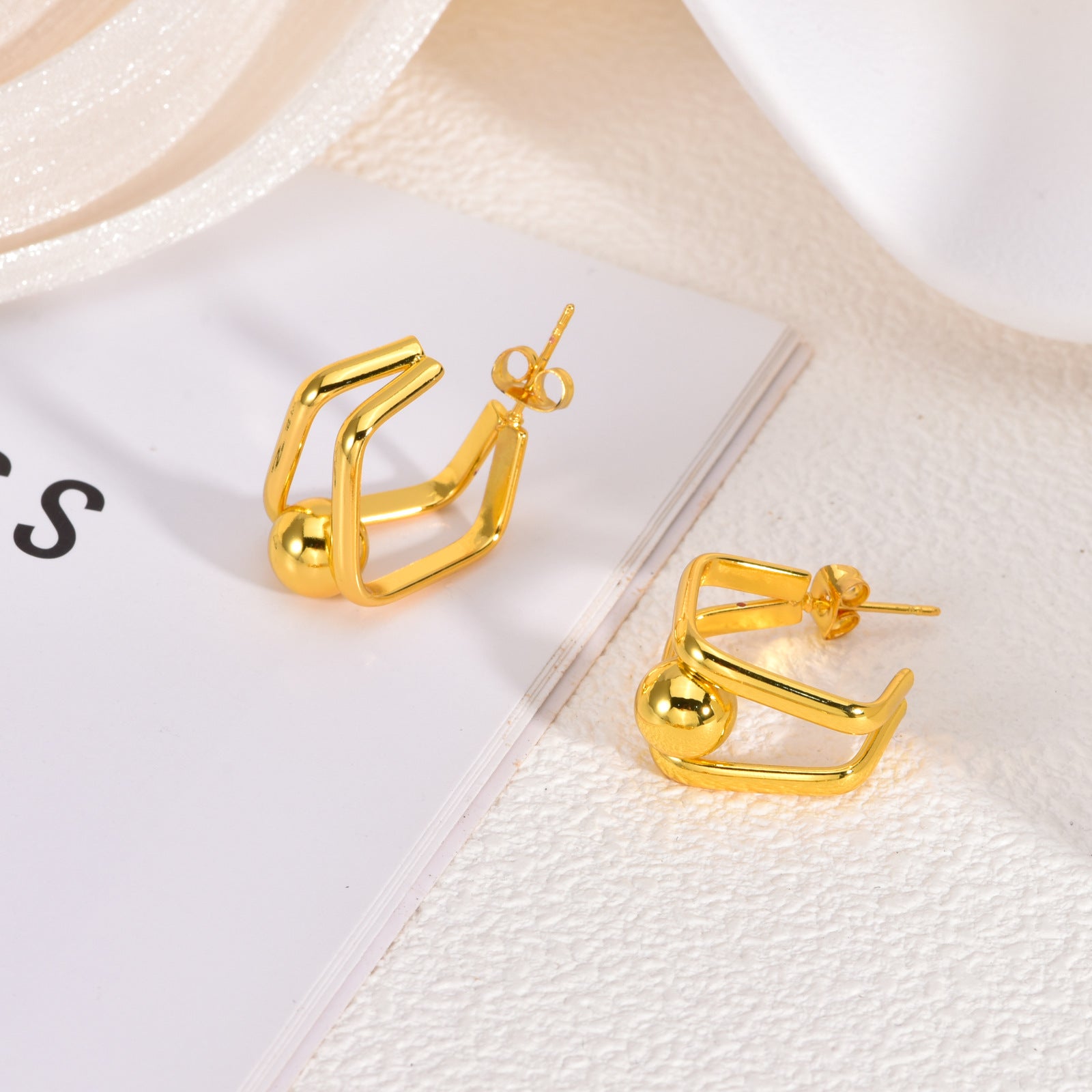 Wholesale Stainless steel gold ring