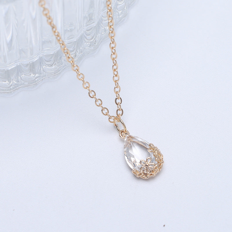 Wholesale Zircon Pendant Necklace Choker Necklace ACC-NE-Hans001
