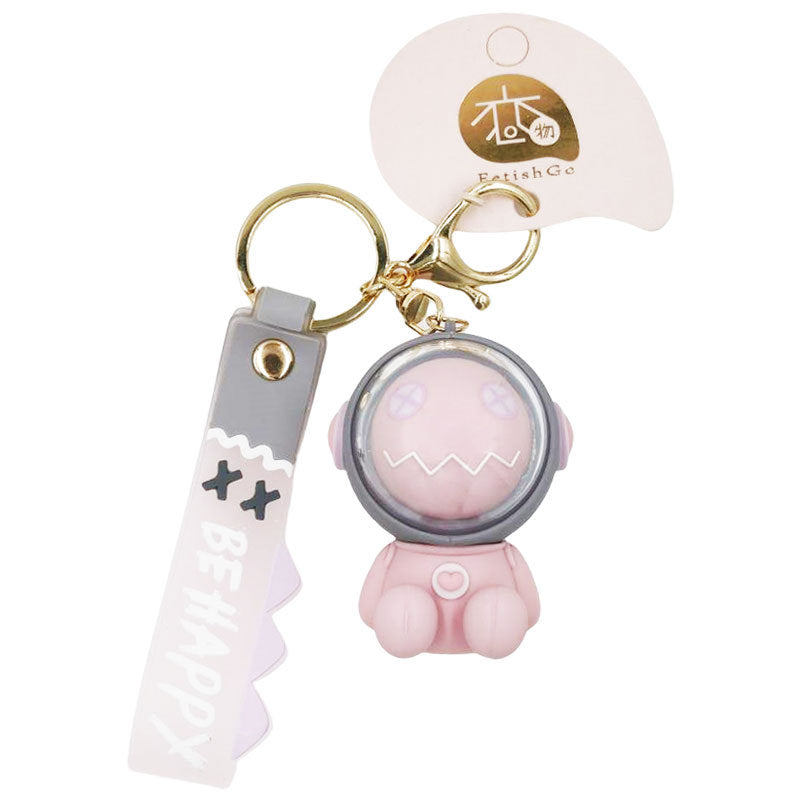 Wholesale Cartoon Creative Little Dinosaur Astronaut Car Keychains Cute Keychain ACC-KC-HangLi007