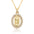 Wholesale  fashion  religious copper micro inlaid zircon pendant  necklace
