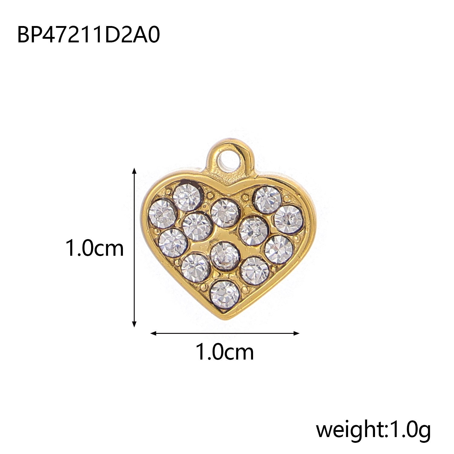 Wholesale love heart pendant stainless steel  pendant