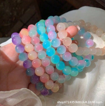 Wholesale Glass Crystal Bead Bracelet Fashion Accessory for Resale