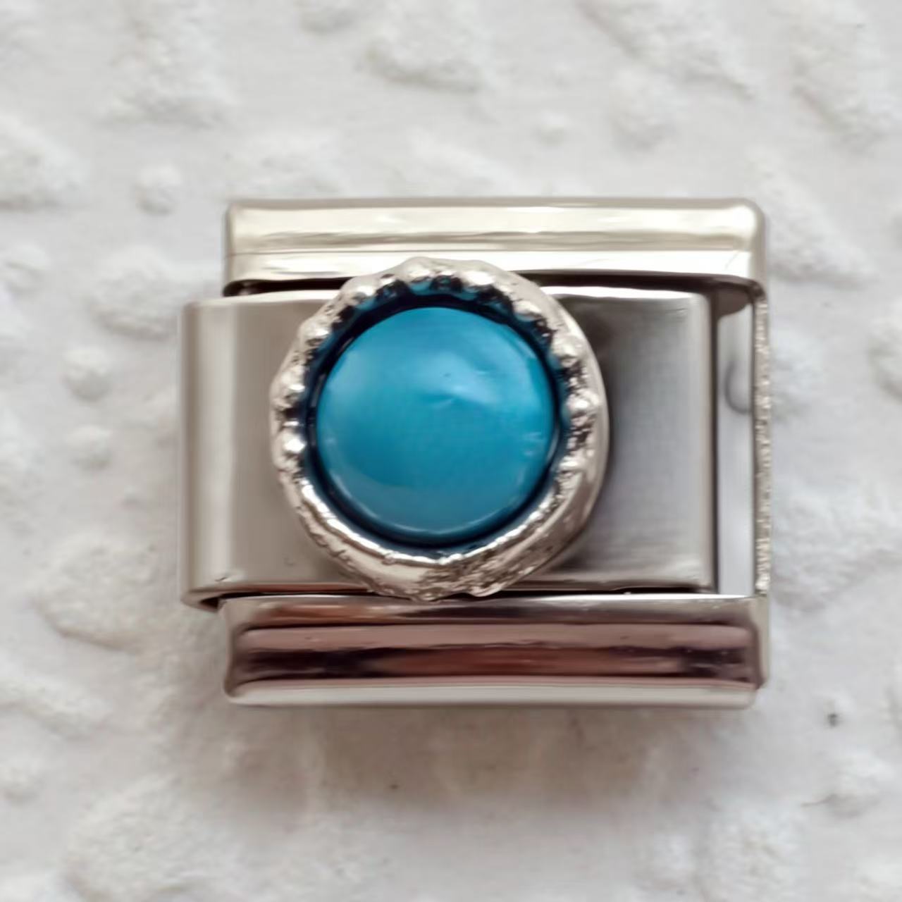 Wholesale  5pcs Italian Charm Bracelet 9mm DIY Bow  Gemstone Envelope  Creative Stainless Steel Composable Bracelet