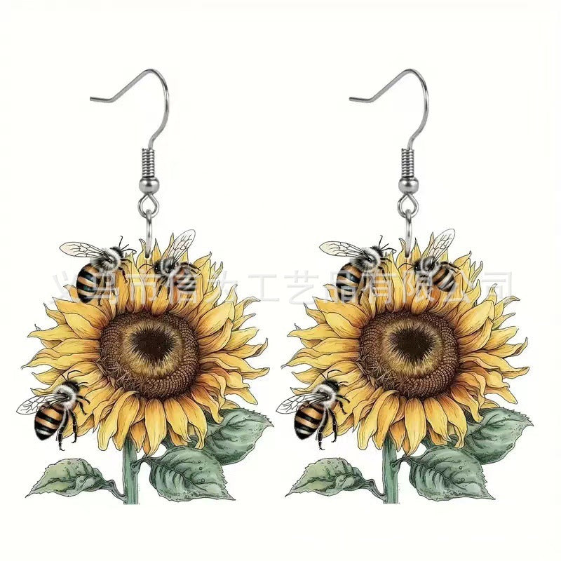 Wholesale Cute cartoon cat earrings