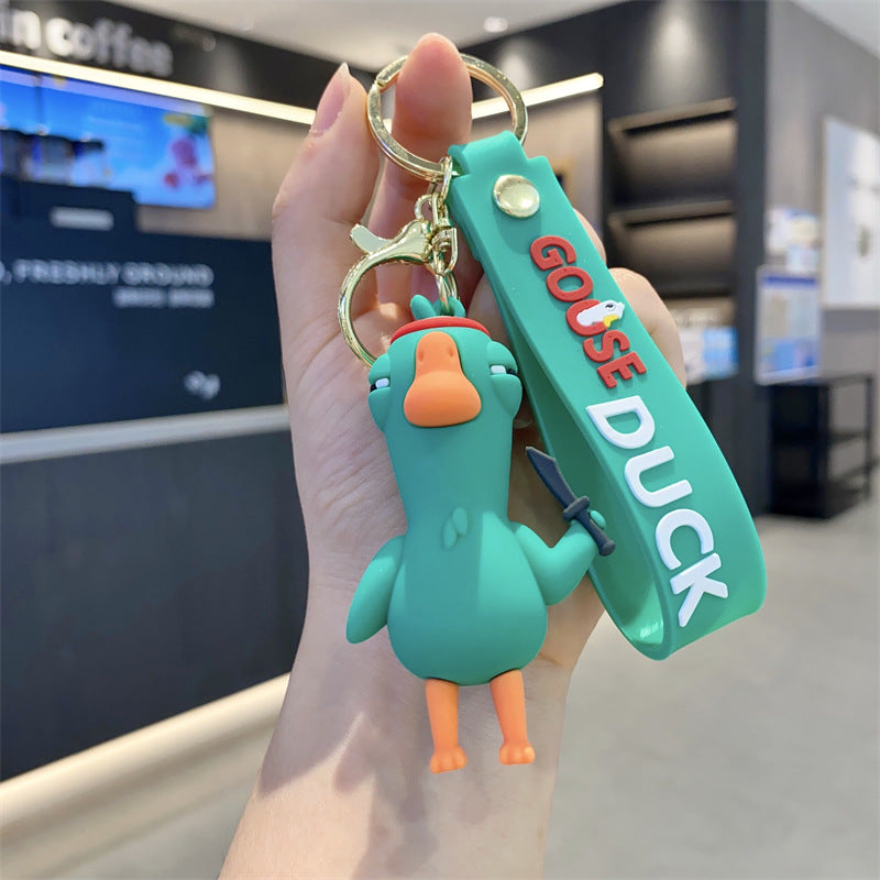 Wholesale Cartoon Cute Silicone Keychain ACC-KC-Lanb010