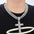 Wholesale Diamond Cross Pendant Cuban Necklace