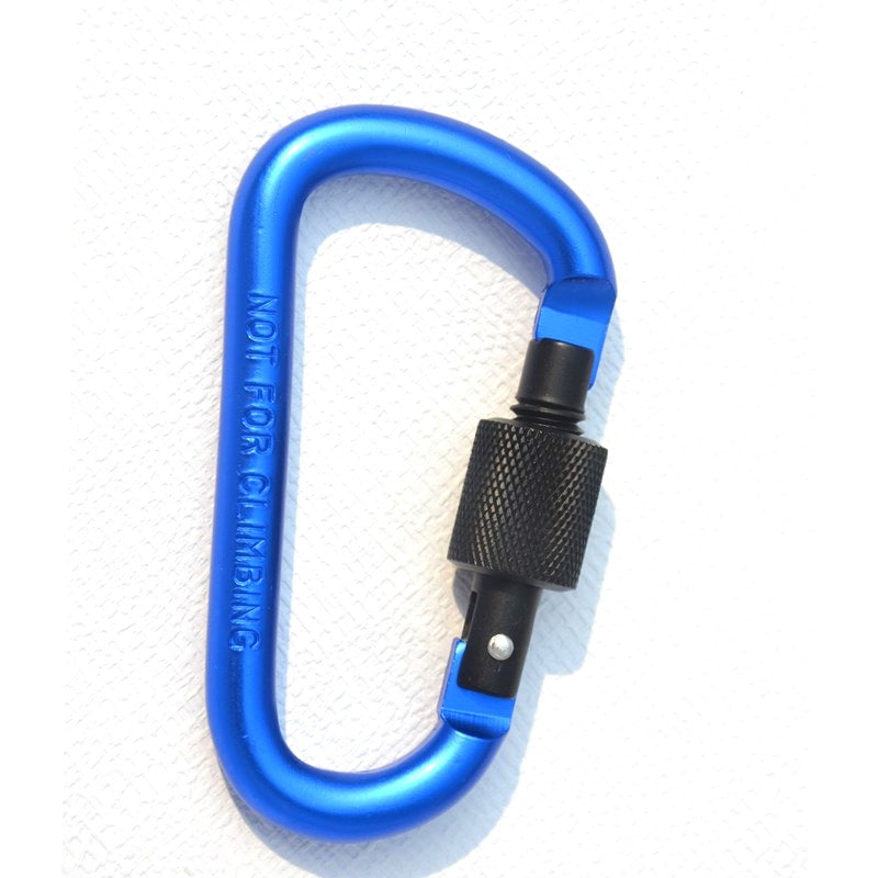 Wholesale Bold 8CM D-type Locking Carabiner Aluminum Alloy Backpack Buckle ACC-KC-KaBiao013