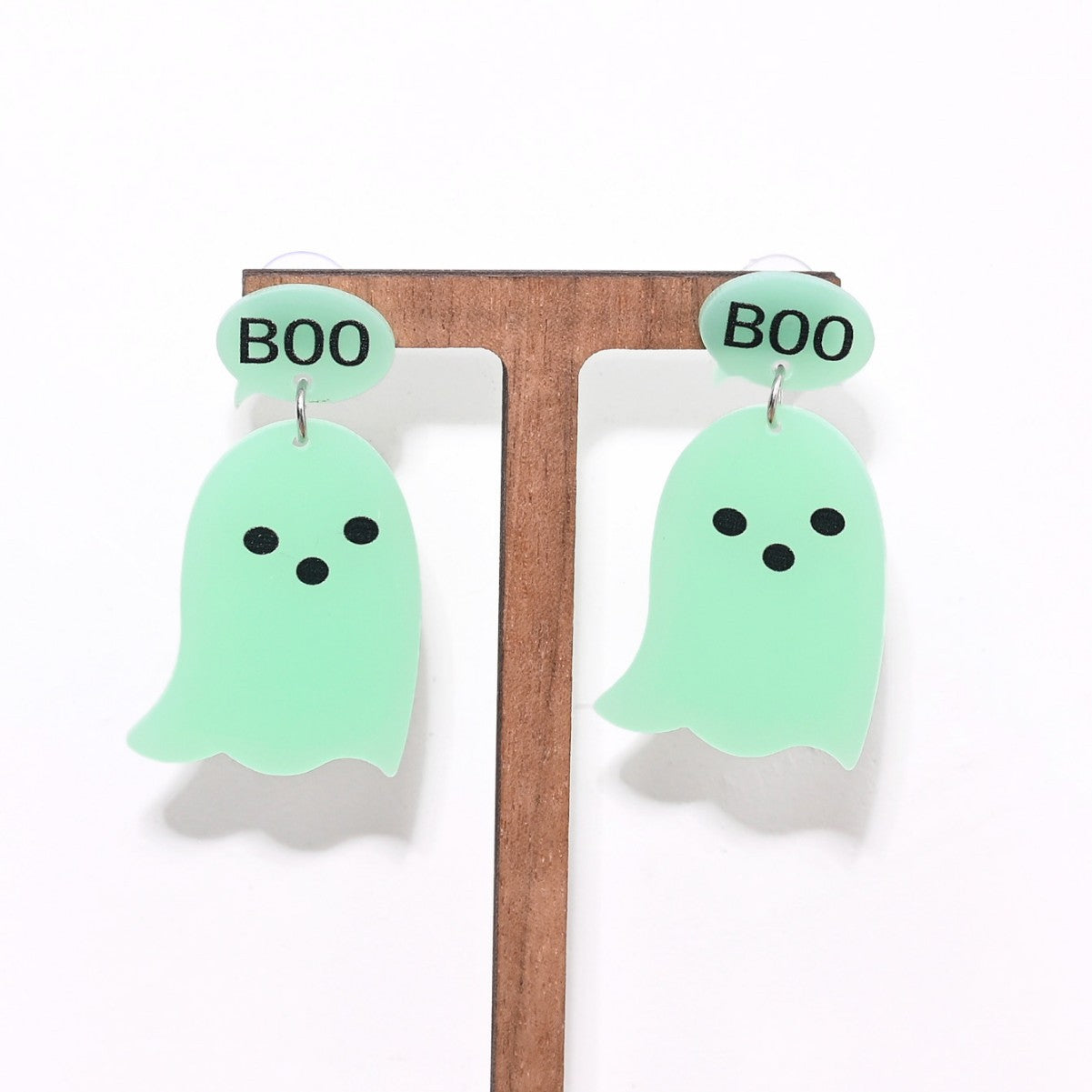 Boucles d'oreilles squelettes de chat fantôme en gros de l'Halloween