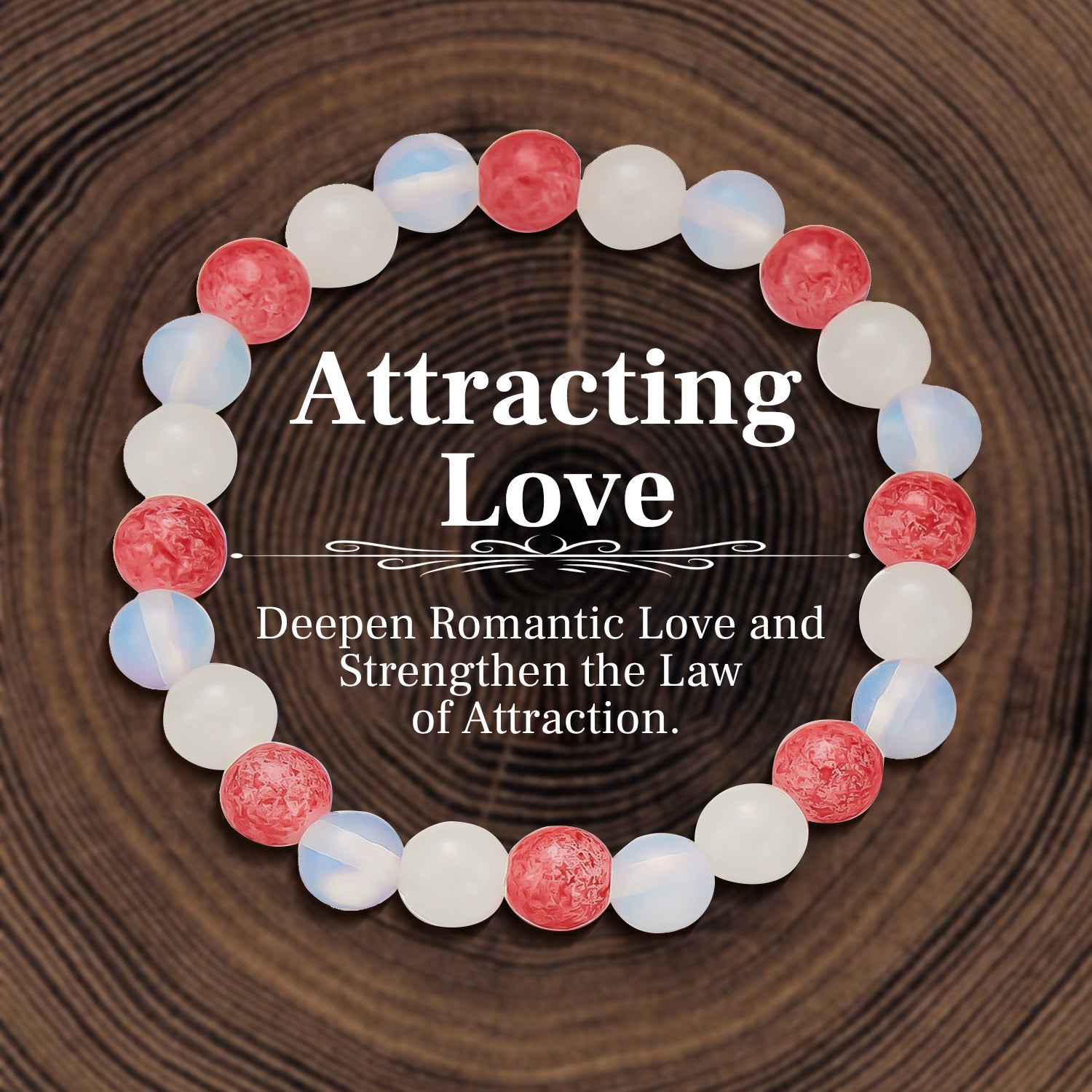 Wholesale Natural Stone Geometric Beaded Bracelet 8mm Natural Stone Elastic Bracelet