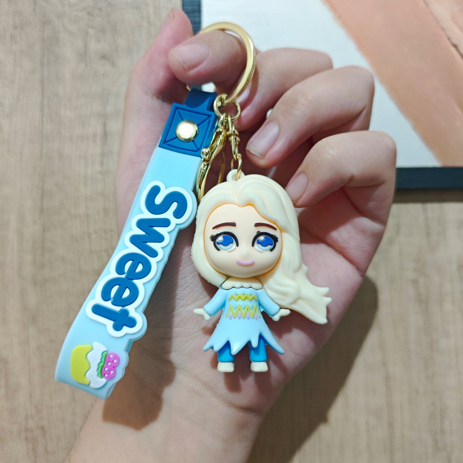 Wholesale Anime   Doll Keychain - PVC &  Metal,  Boutique Resale Car Key Accessory &  Gift