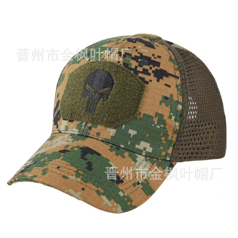 Wholesale Camouflage embroidered sun visor mesh hat