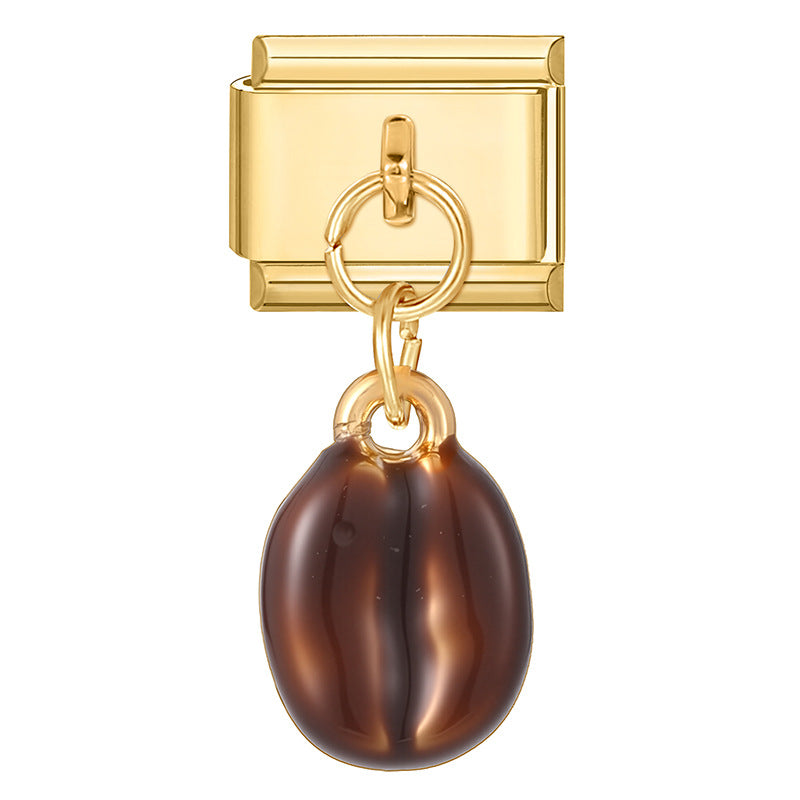 Wholesale  Italian Charm Bracelet 9mm DIY Splicing Cute Creative Stainless Steel Composable Bracelet