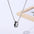 Wholesale Titanium Steel Double-ring Necklace