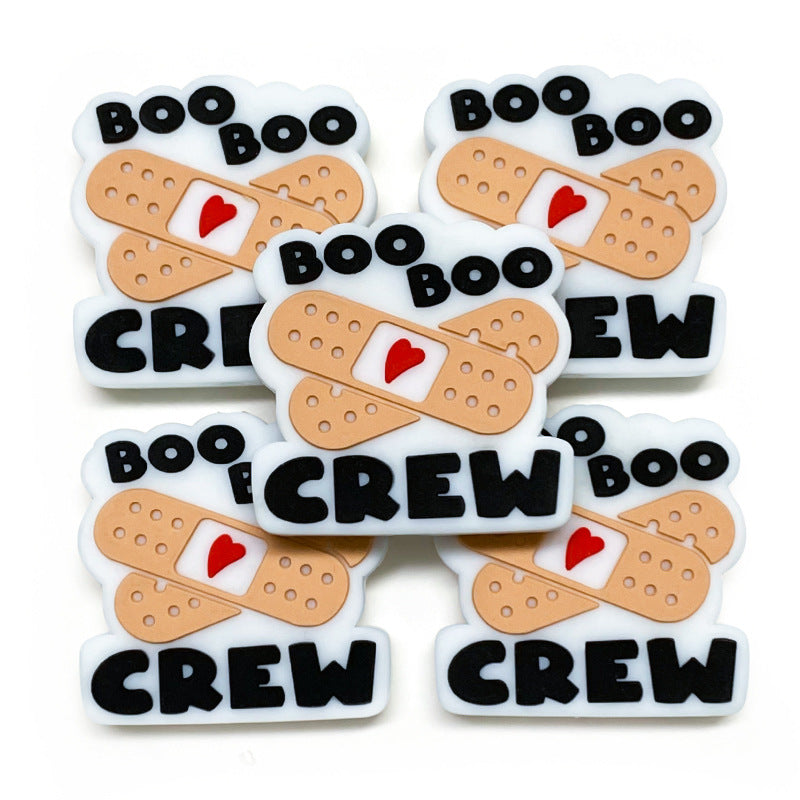 Wholesale 10pcs Cartoon Band-Aid Focal Beads DIY Beaded Accessories ACC-BDS-WDX124