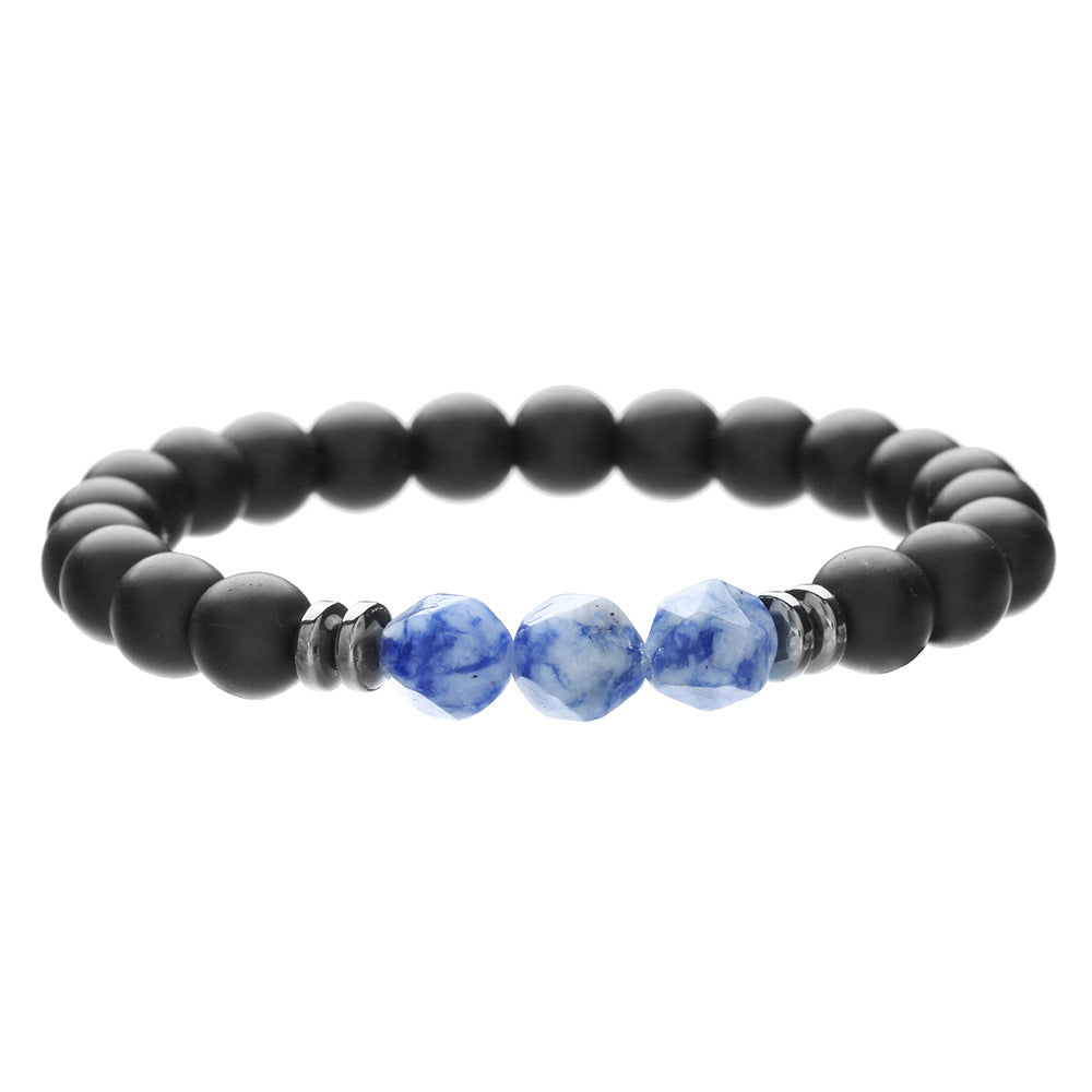 Bracciale con perline di legno turchese semplice all'ingrosso Bracciale con guscio di noce con perline di alta qualità