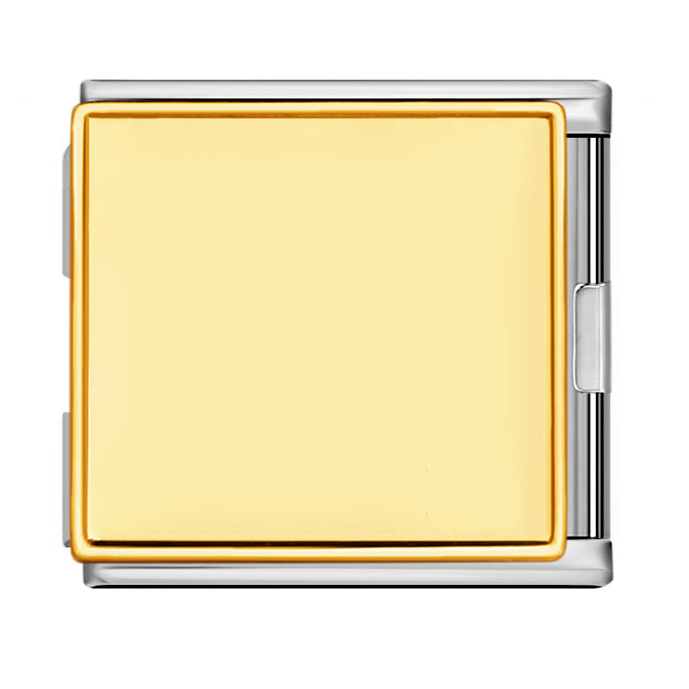 Wholesale Italian Module Bracelet Block Elastic ing Titanium Steel Strap Italian Charm