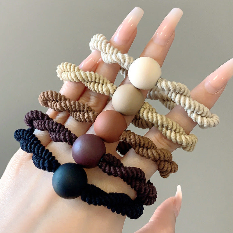 Wholesale 5pcs Braided Headband Hairband Leather Case Hair Scrunchies ACC-HS-Huidi004