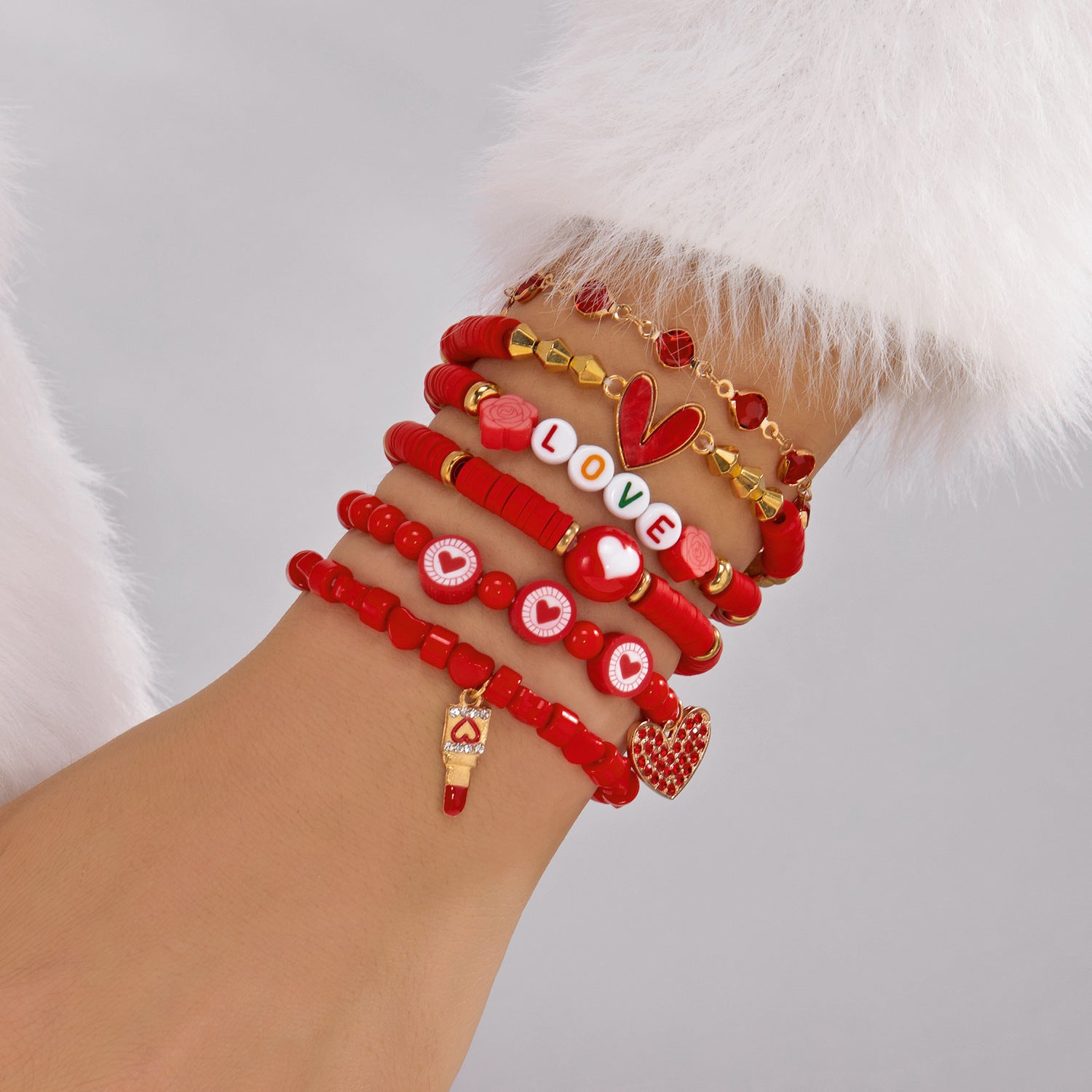Wholesale Valentine' s Day Love Bracelet Set