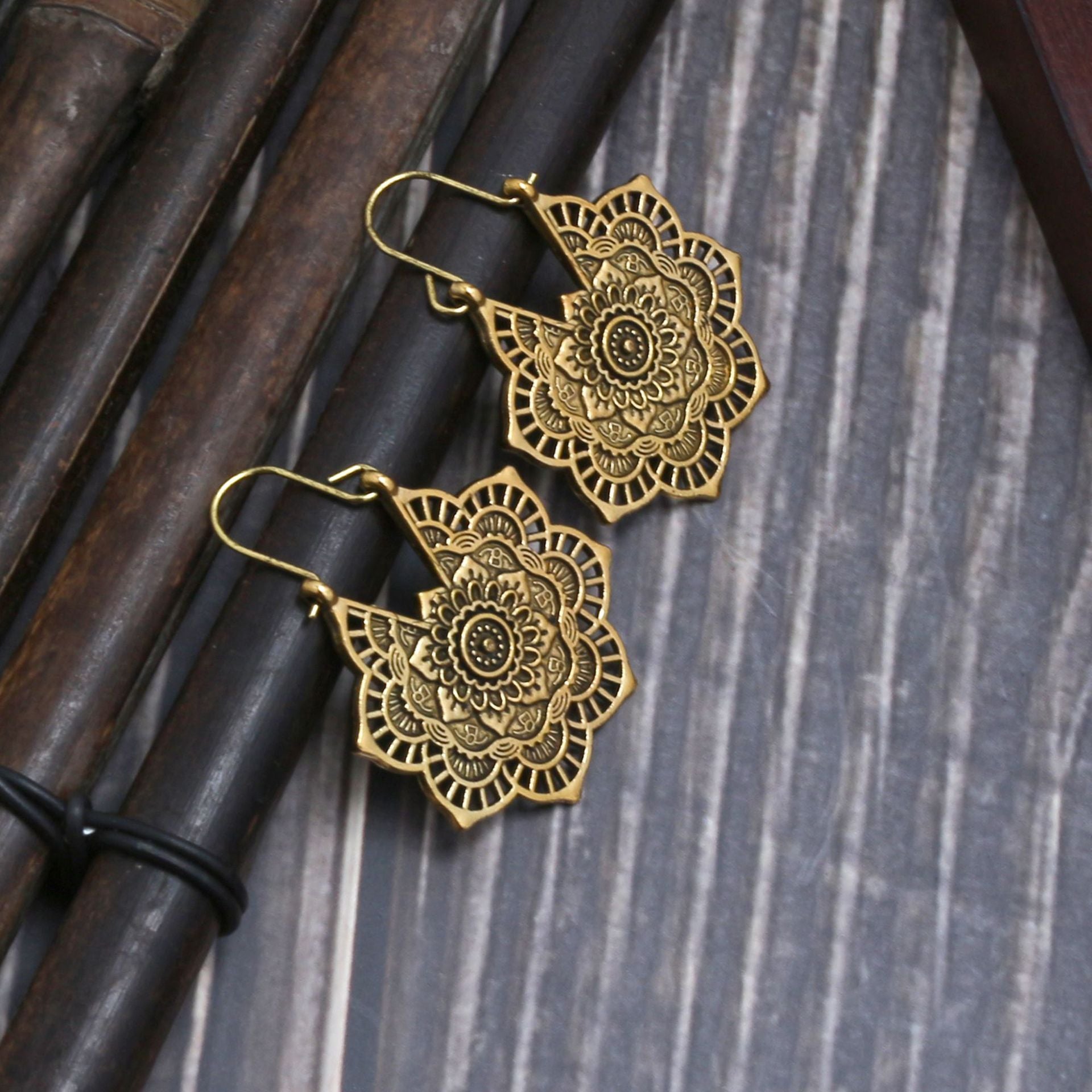 Wholesale Bohemian Retro Teardrop Dangle Stud Earrings with Tassels