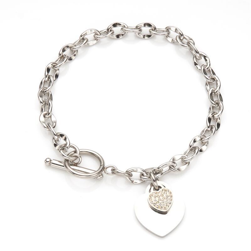 Wholesale Love Stainless Steel  Buckle High Sense  Bracelet