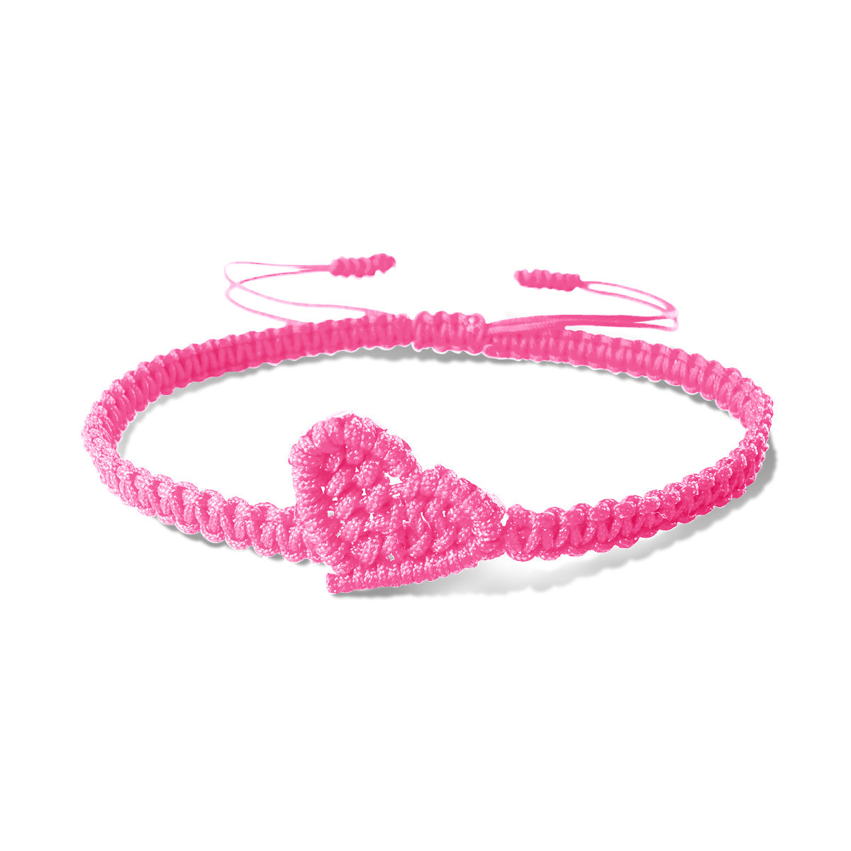 Wholesale Black Rope Handmade Woven Couple Bracelet Love Heart Design Jewelry Accessory For Valentine S Or Friendship Gift