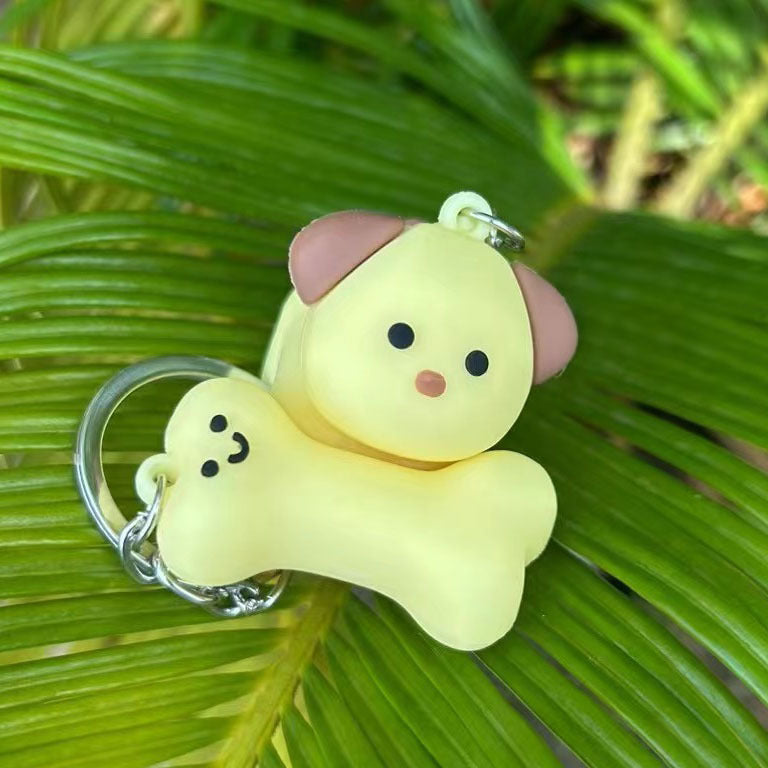 Wholesale Creative Cartoon Cute Dog Bone Keychain