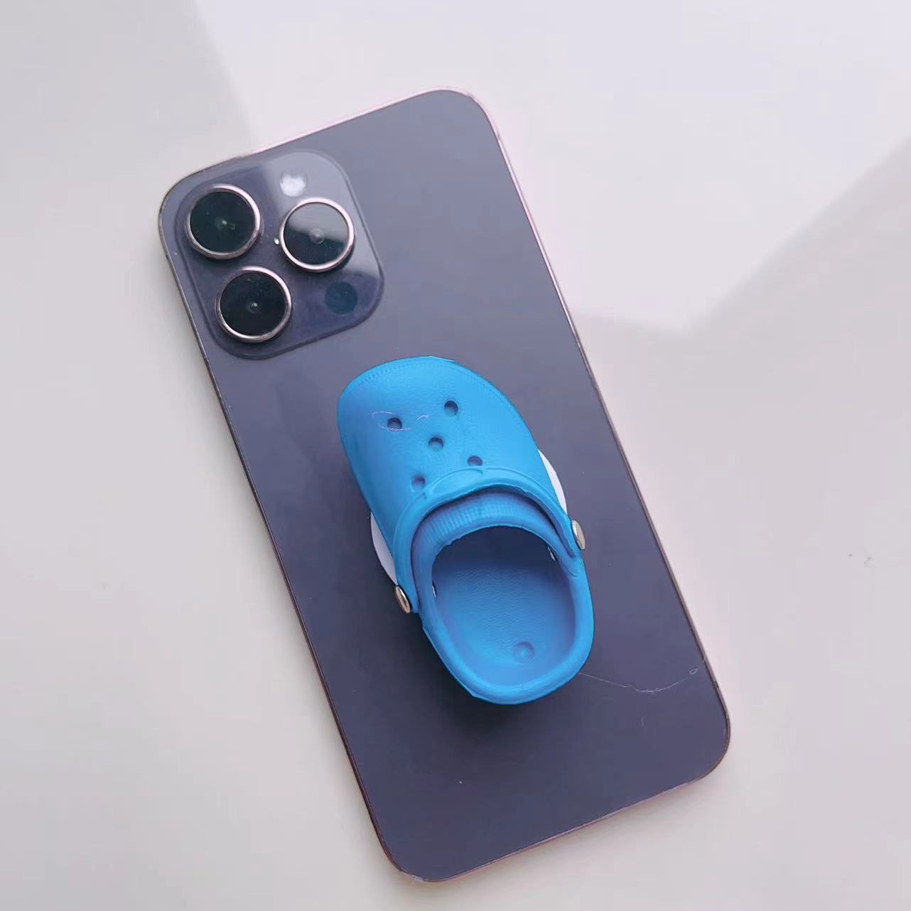 Wholesale Mini Croc Shoes Mobile Phone Airbag phone stand