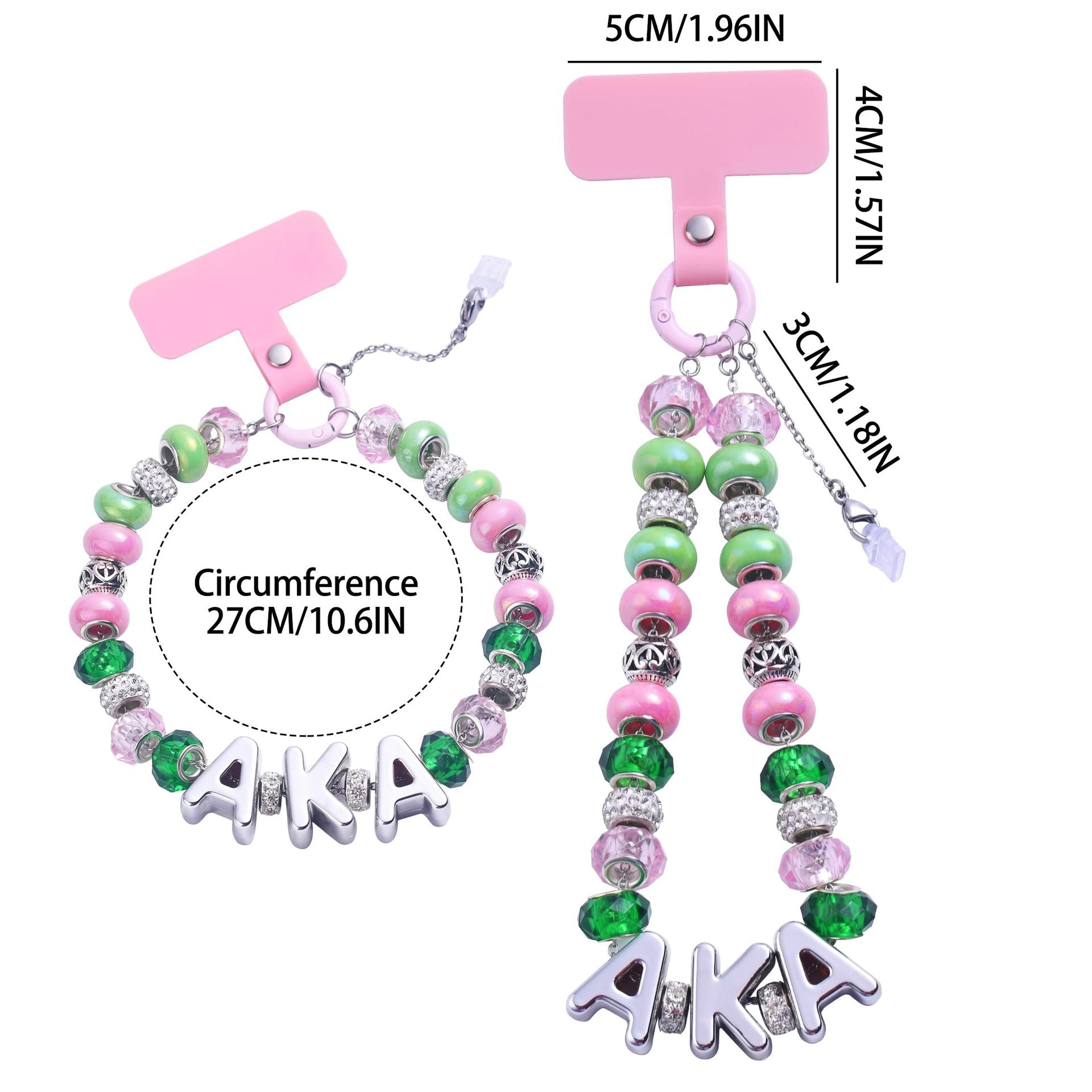 Wholesale Wheel Bead Mobile Phone Chain