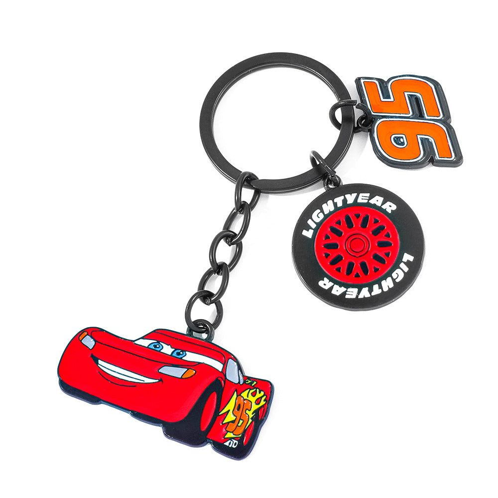 Wholesale  5pcs/pack Keychain  Keychain  Cars Racing Story Zinc Alloy Keychain ACCVIP