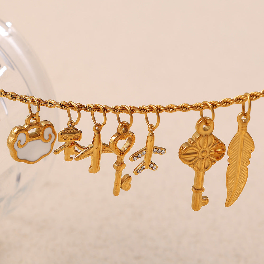 Wholesale Exquisite and Compact DIY Key Pendants