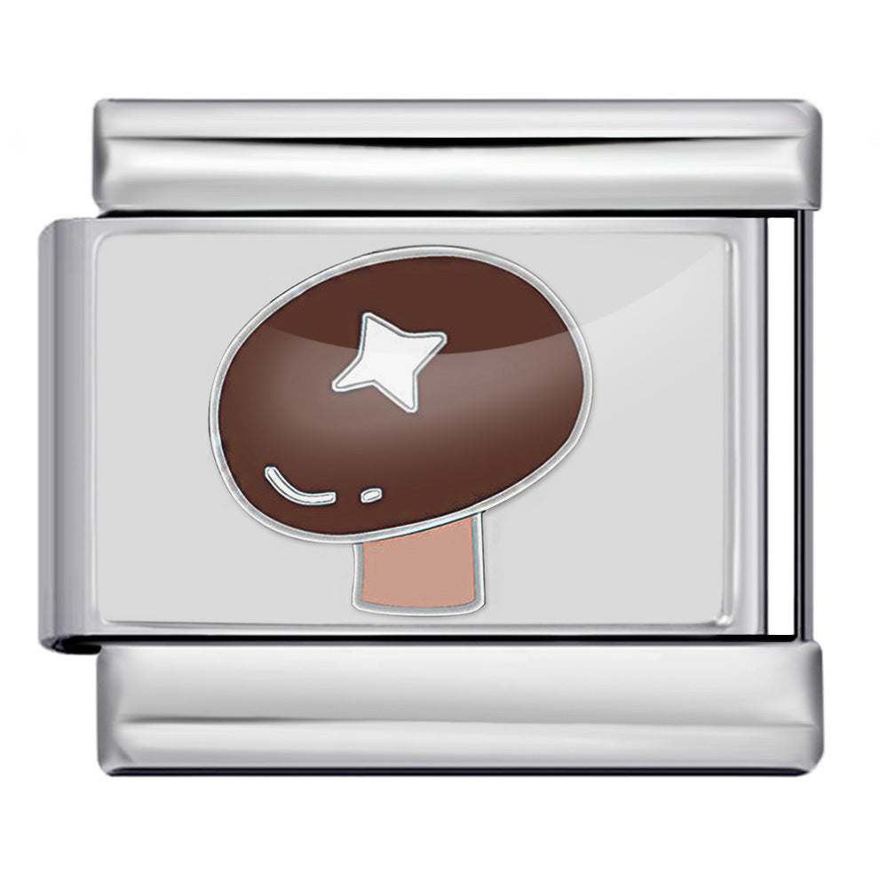 Wholesale  Italian Charm Bracelet 9mm DIY Fruit and Vegetable Series Creative Stainless Steel Composable Bracelet