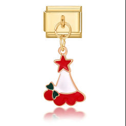 Wholesale Italian Charm Bracelet 9mm DIY Splicing Christmas Stainless Steel Composable Bracelet