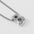 Wholesale Titanium Steel  balloon bubble letter pendant female necklace