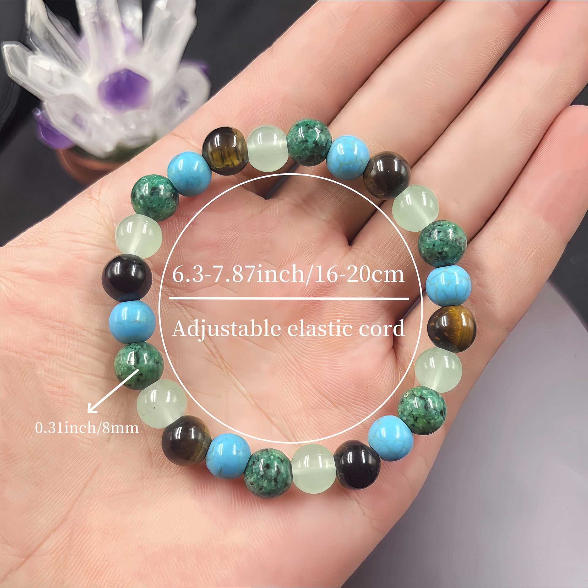 Wholesale Tiger Eye Turquoise Aventurine Stretch Bracelet