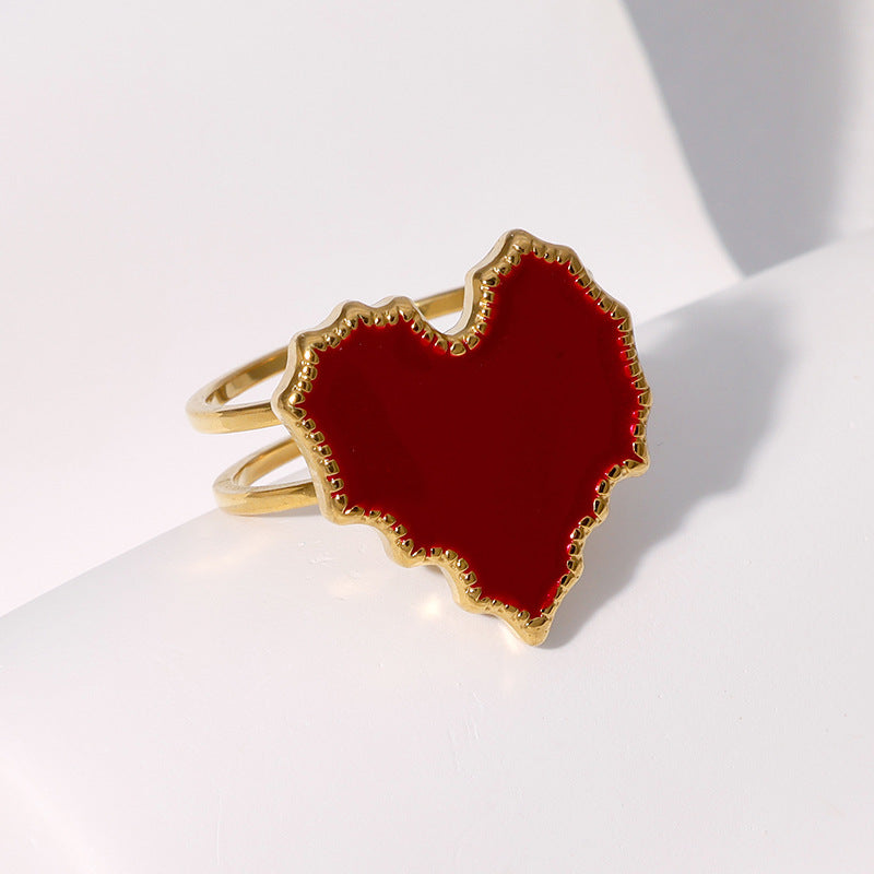 Wholesale Stainless steel vintage open ring,  adjustable.