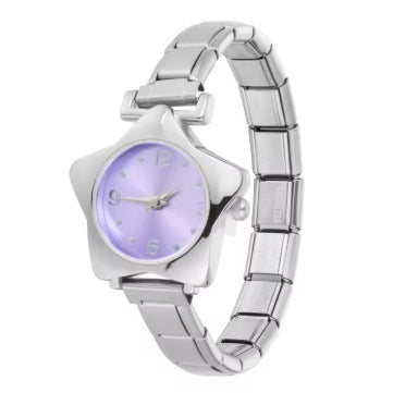 Wholesale Colorful five-pointed star stainless steel watch band