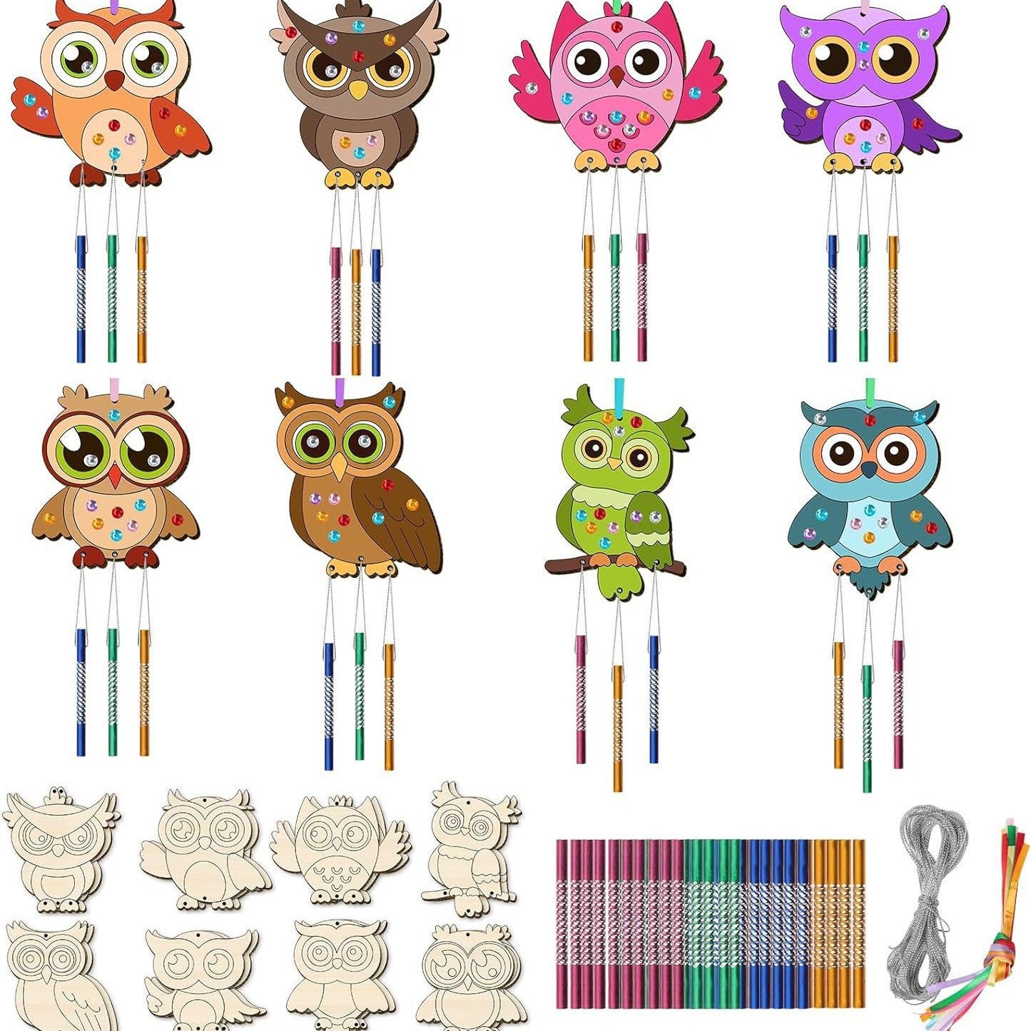 Wholesale rhandmade cat wind chime suit children material bag