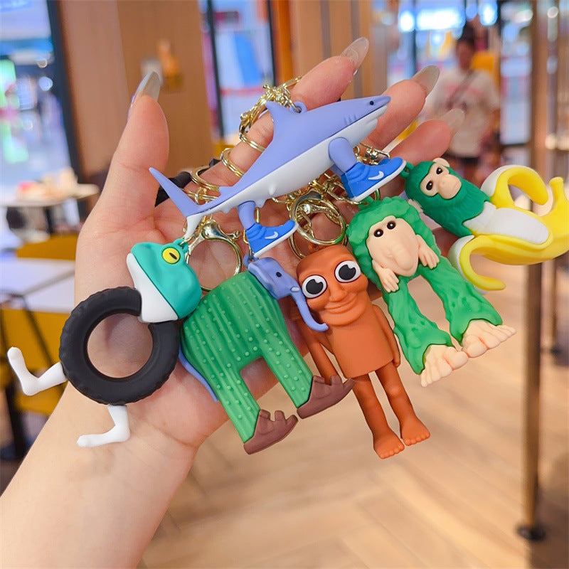 Wholesale Stick Figure Sea Life Keychain