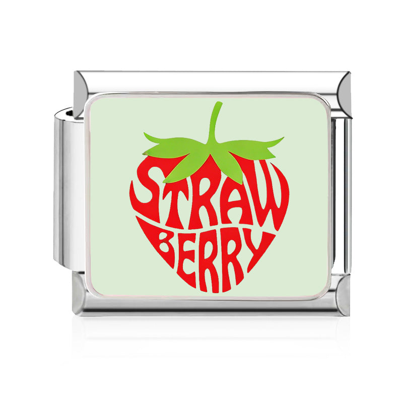 Wholesale Trendy DIY Bracelet Set with Letter &  Cherry Bow Charms Stainless Steel Jewelry Accessory for Gift or Resale
