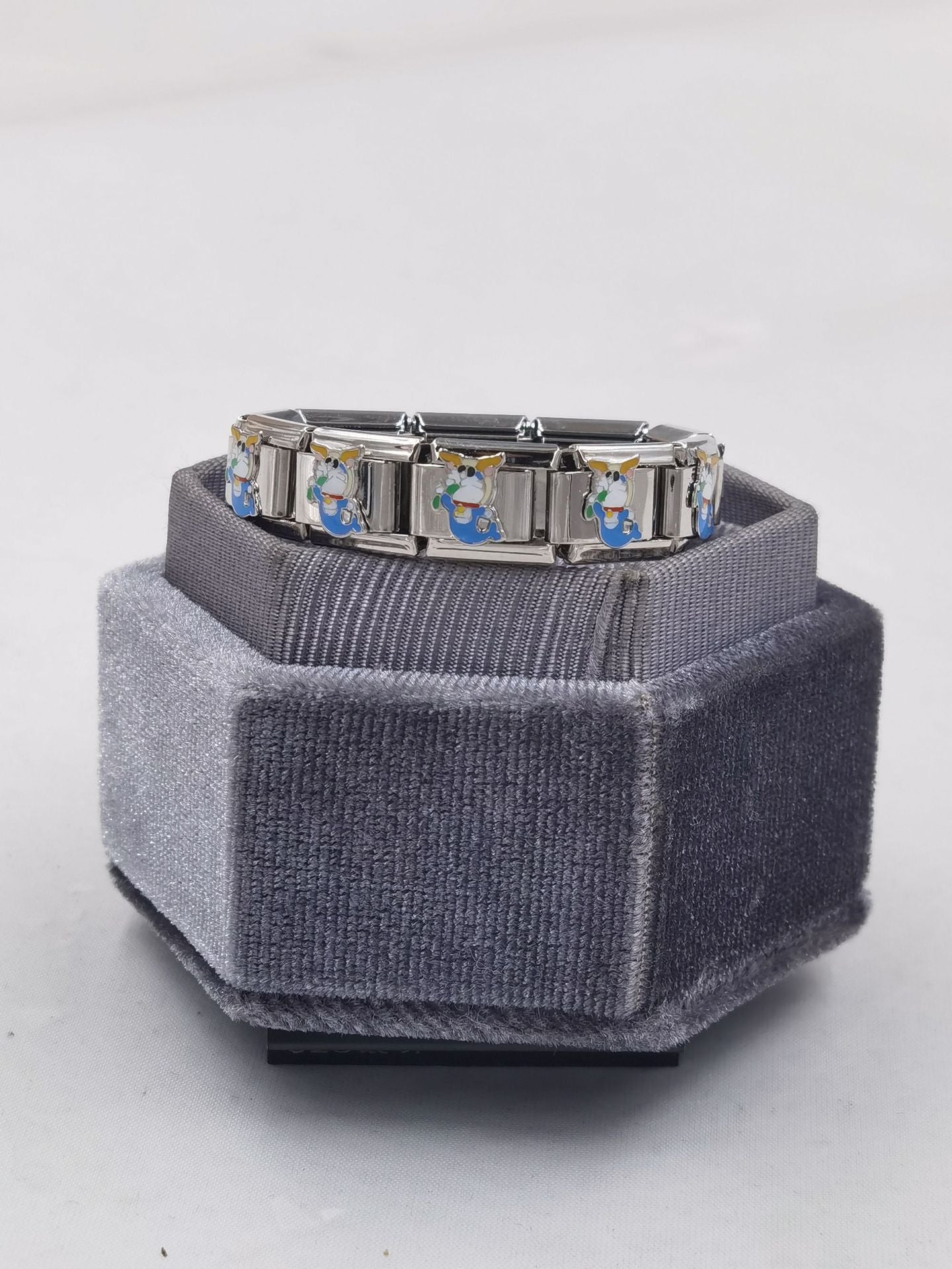 Wholesale Italian Charm Bracelet 9mm DIY Splicing Removable Stainless Steel Cartoon Composable Bracelet ACC-BT-XY041