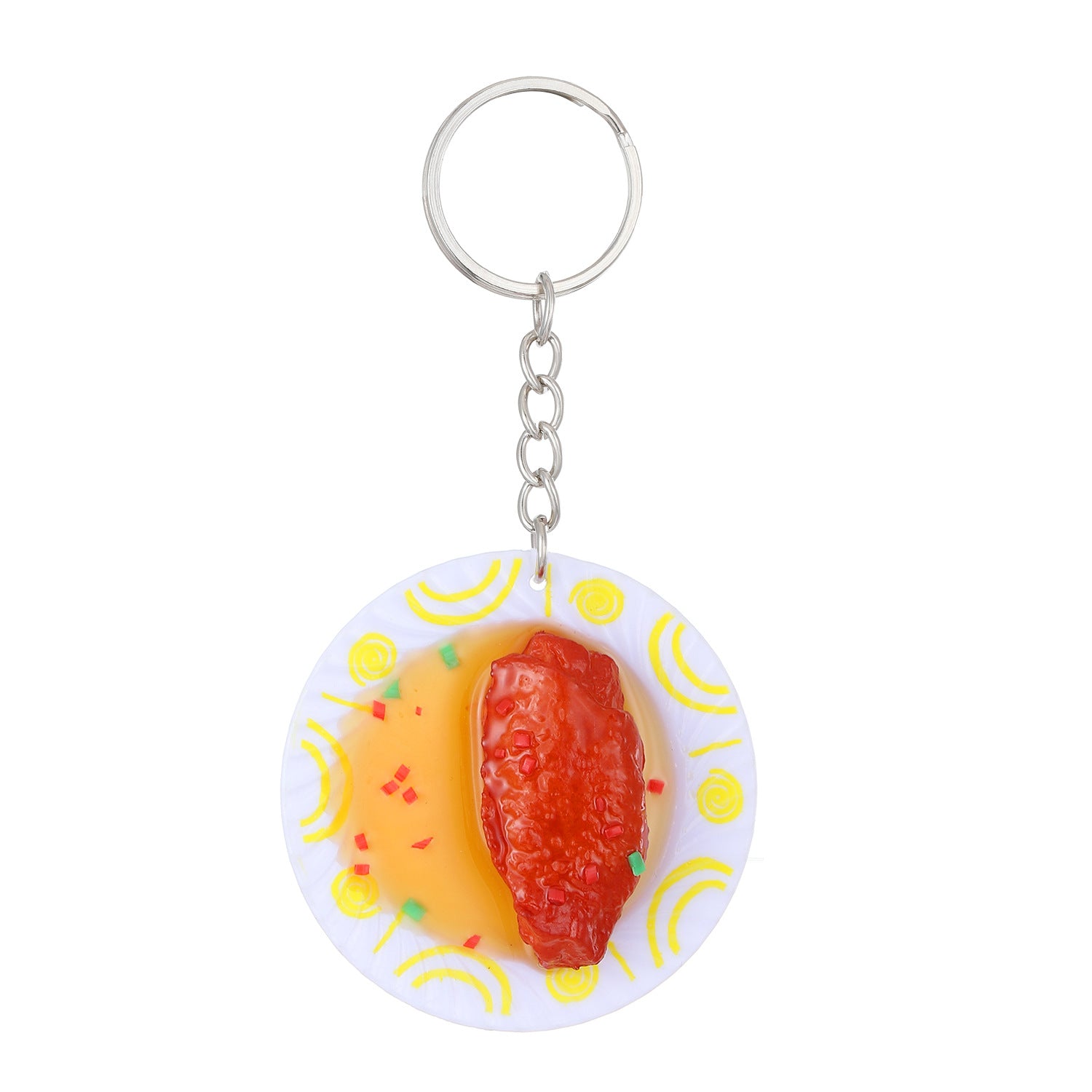 Wholesale Funny Donut Earrings Set For Women White Plastic Resin Party Gift Boutique Resale