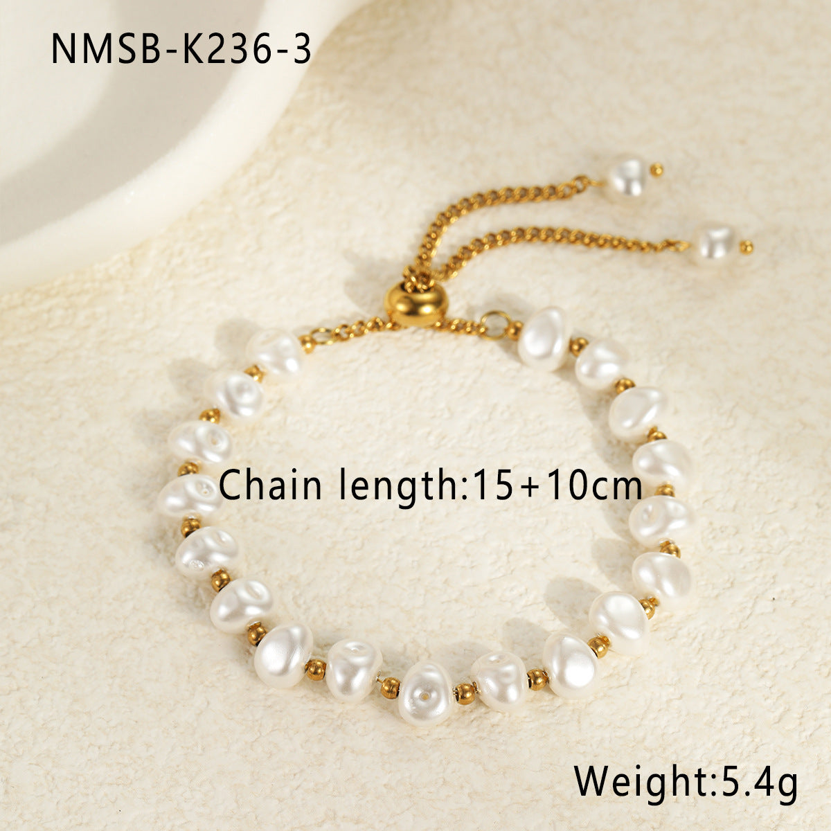 Wholesale  Pearl Stainless Steel Bracelet  Jewelry