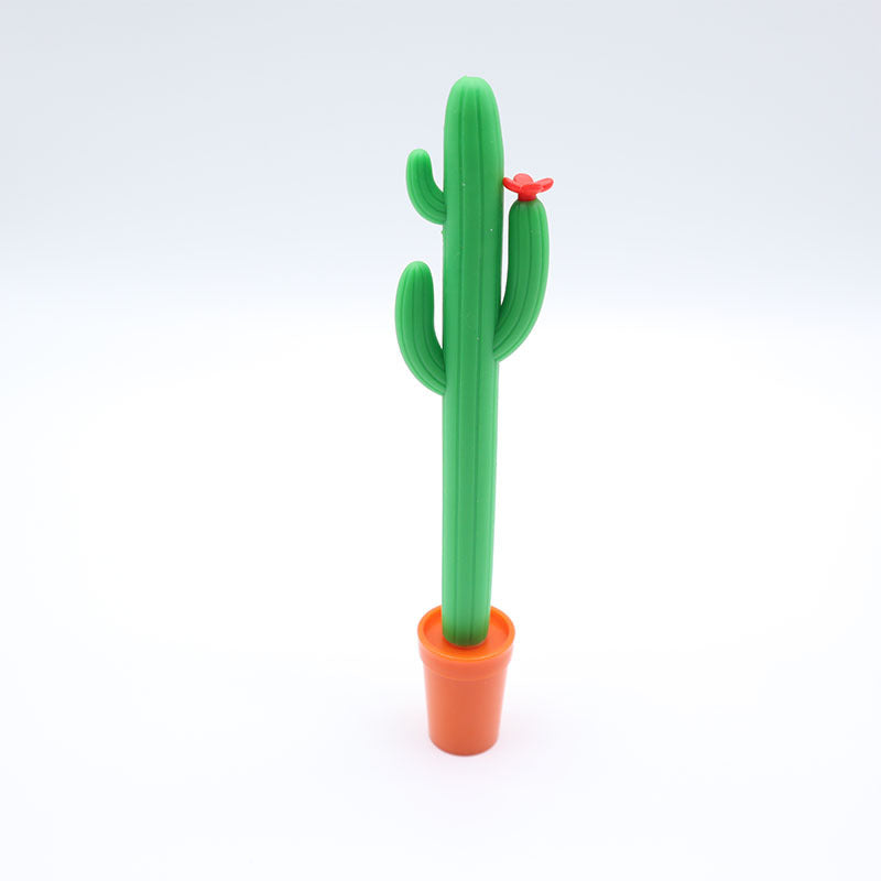 Wholesale Creative cactus stick plant shape desk pen