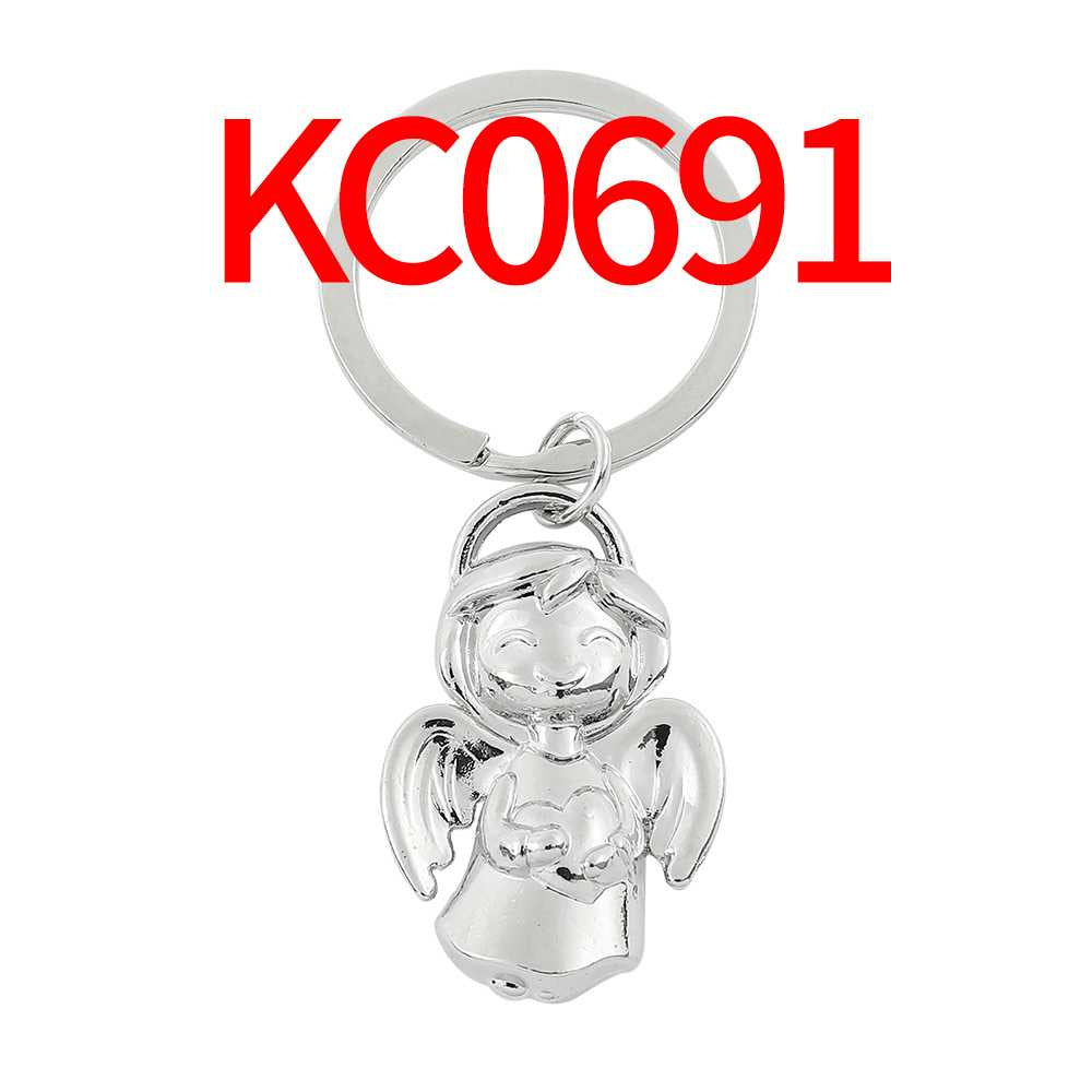 Wholesale  love boy girl Smile Angel keychain
