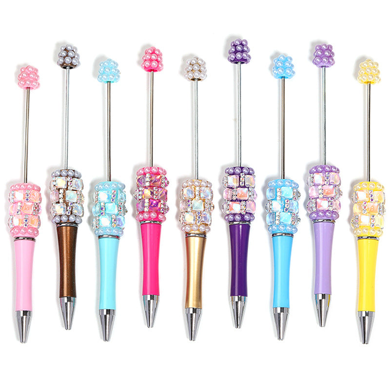 Wholesale 5pcs/ set Creative DIY Beaded Pen with High-Quality Craftsmanship