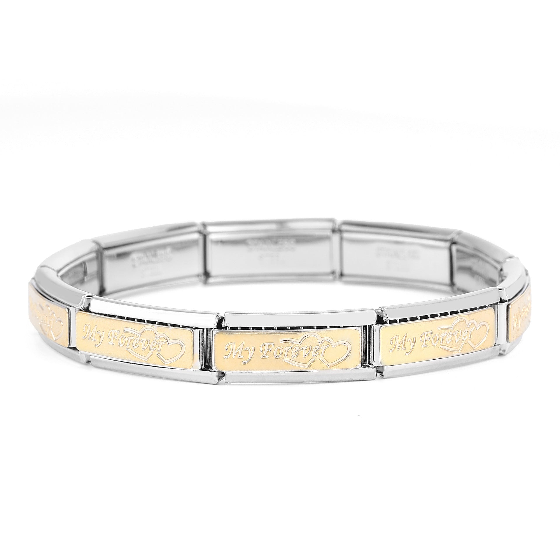 Wholesale Italian Charm Bracelet 9mm DIY Splicing Removable Stainless Steel Composable Bracelet