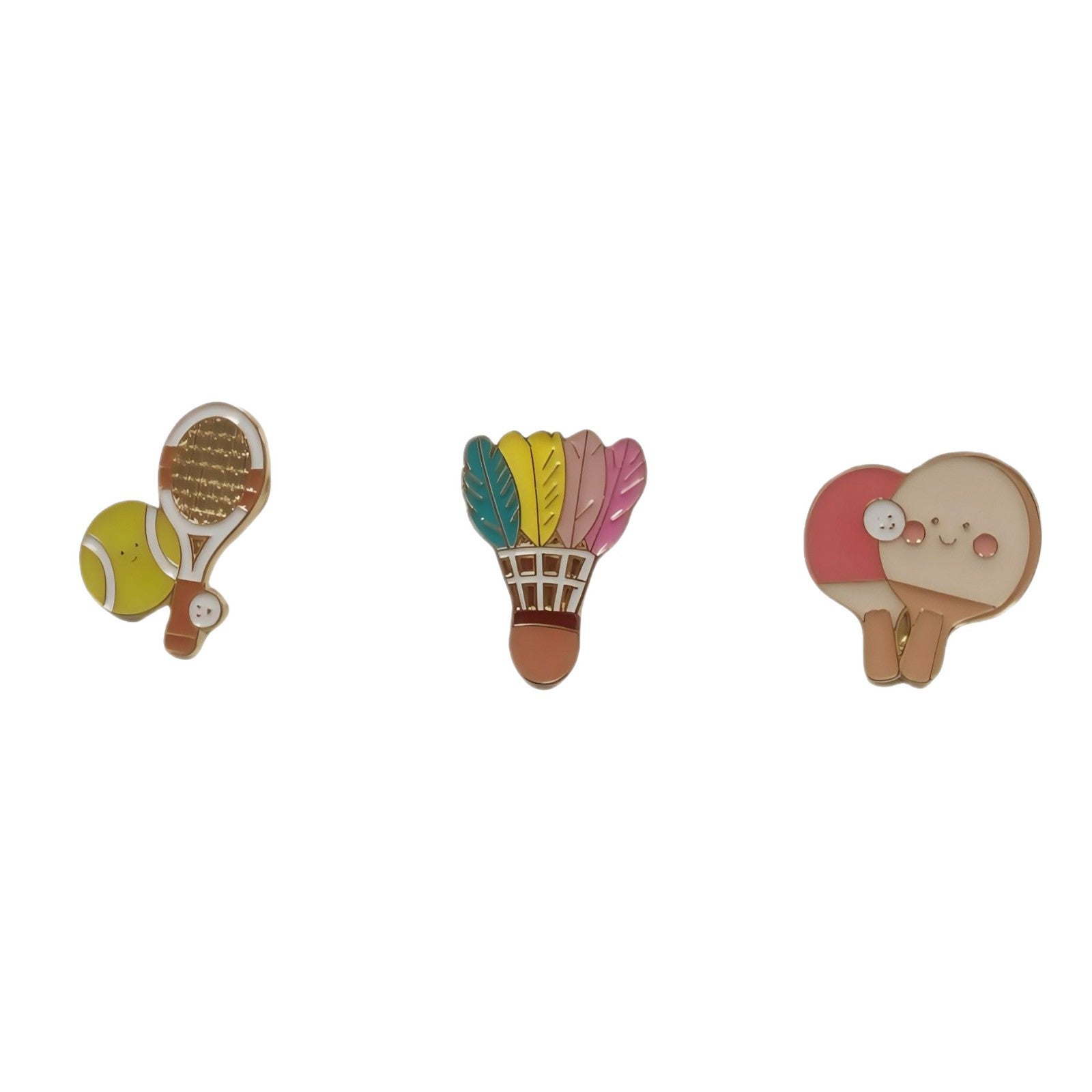 Wholesale Badminton table tennis cute   Brooch